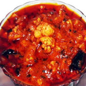 “Traditional Andhra cauliflower pachadi made with fresh cauliflower and spices”